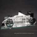 Heißer Verkauf Crystal Model Car mit Logo für Racing Souvenirs, Kristall Auto